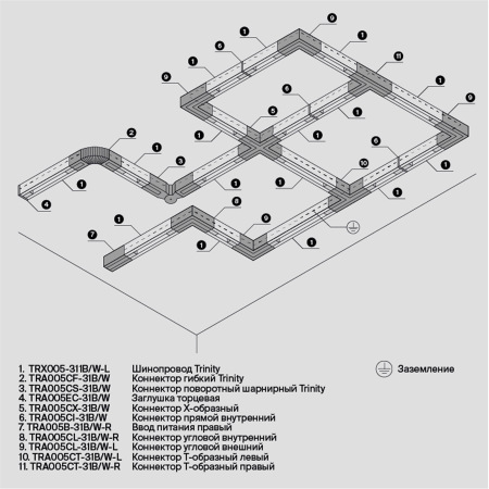 Шинопровод busbar trunking TRX005-311B
