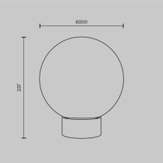 Настольный светильник Basic form E14х1, MOD321TL-01G3