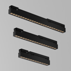 Уличный трековый светильник Points Exility IP 4000К 18Вт 36° черный, O-TR02-2-S-18WB4K