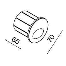 Подсветка для лестниц Bil 3000К 3Вт IP 54, O015SL-L3W3K