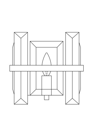 Настенный светильник (бра) Cerezo MOD201WL-01N