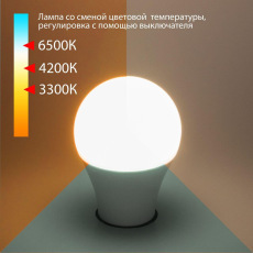 Лампа светодиодная Elektrostandard E27 13W 3300/4200/6500K матовая 4690389169090