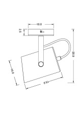 Настенный светильник (бра) Elori FR4004WL-01WB