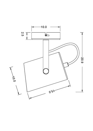 Настенный светильник (бра) Elori FR4004WL-01WB