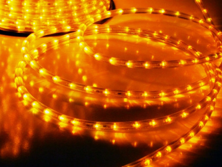 Дюралайт LED-XD-3W-100M-240V оранжевый,13мм, (4м)