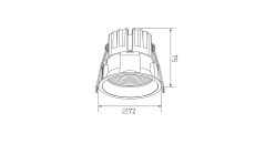 Светильник DesignLed DL-RE Белый, 8Вт, IP44, 020295