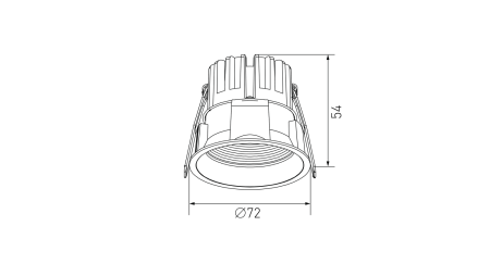 Светильник DesignLed DL-RE Белый, 8Вт, IP44, 020295