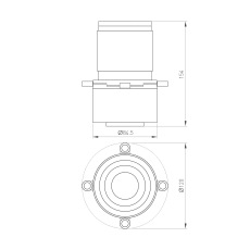 Насадка кадрирующая LGD-CROPLENS-R85 (WH) (Arlight, Металл) 046747