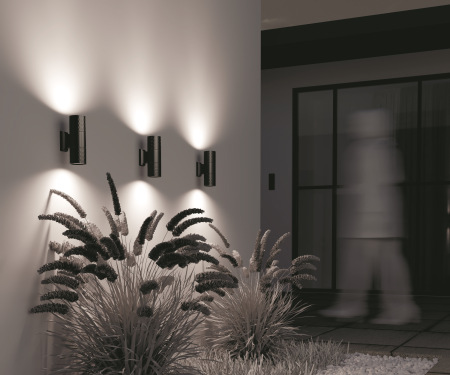 Настенный светильник (бра) Bowery GU10x2 50Вт IP 54, O583WL-02B