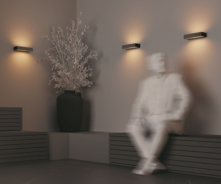 Настенный светильник (бра) Lot 3000K 20Вт IP 65, O428WL-L20GF3K