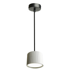 Светильник потолочный Feron Barrel HL4588 ARIA levitation 12W, 230V, GX53, серебро + черный, на подвесе 1,7 м
