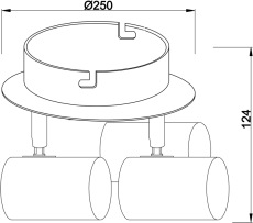 Накладной светильник Deko-Light Indi III 348087