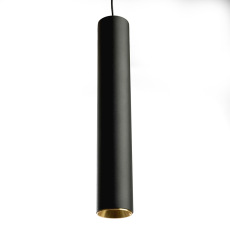 Светильник потолочный Feron ML1018 Barrel levitation на подвесе MR11 35W 230V, черный + золото 40*250