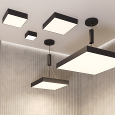 Потолочный светильник Zon 4000K 12W 120°, C032CL-12W4K-SQ-B