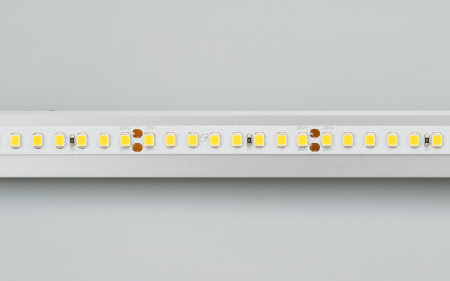 Светодиодная лента RT-A160-8mm 24V Warm3000 (12 W/m, IP20, 2835, 50m) (Arlight, высок.эфф.150 лм/Вт), 024553(2)
