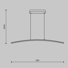 Подвесной светильник Light Reflection 3000-4000К 15Вт, MOD243PL-L18BK