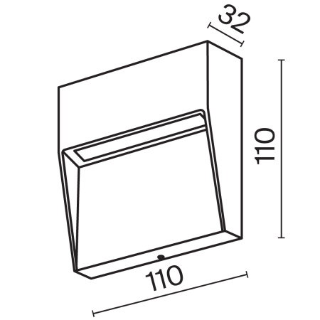 Подсветка для лестниц Mane 3000K 3Вт IP 54, O047SL-L3B3K