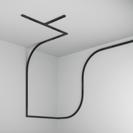 Шинопровод 1м накладной Basity, черный, TRX172-111B