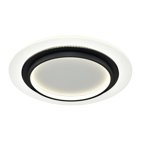 7732/80L MITRA LED SN Светильник металл/акрил/белый/прозрачный/черный LED 80Вт 3000-6000К D480 IP20 пульт ДУ SUNNY