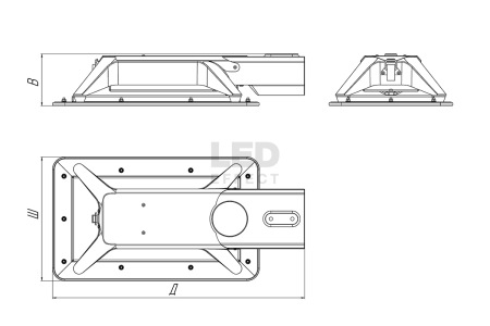 Светильник KEDR 3.0 TG 150 Вт