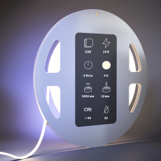 Светодиодная лента 24В COB 4Вт/м 4000К 5м IP 20 201066