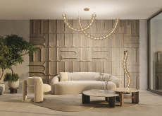 Напольный светильник (торшер) Golden Cage 3000К 48Вт, MOD216FL-L38G3K