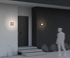 Настенный светильник (бра) Downing Street 3000К 10Вт IP 65, O020WL-L10B3K