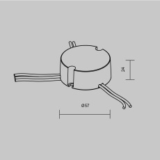 Источник тока DALI NFC DT8 100-500mA +PUSH DIM, 721025