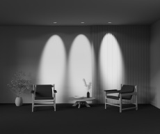 Встраиваемый светильник Lens 12Вт 4000К 70°, DL105-12W4K-W