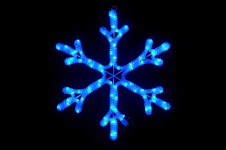 LED-XM(FR)-2D-CK005-B-18"Мотив Снежинка синий