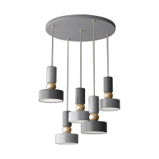 Подвесной светильник Void E14х5, MOD030PL-05GR