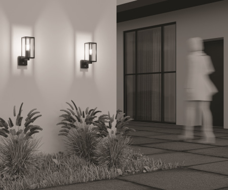 Настенный светильник (бра) Cell E27x1 15Вт IP65, O452WL-01GFSR