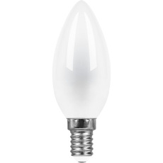 Лампа светодиодная, (11W) 230V E14 2700K матовая, LB-713