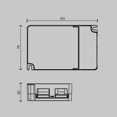 Источник тока DALI NFC DT8 500-1500mA +PUSH DIM, 721024