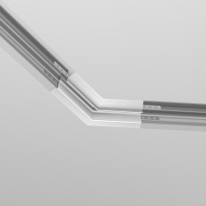 Угол-соединитель 135° Exility встраиваемый белый, TRA034CLO-42W