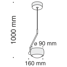 Подвесной светильник Lens 3000К 8Вт, MOD072PL-L8W3K