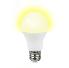 Лампа светодиодная PLED-A60 BUGLIGHT 10w Yellow E27