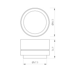 Насадка с изменяемым углом LGD-ZOOMLENS-R85 (BK, 17-50 deg) (Arlight, Металл) 046748