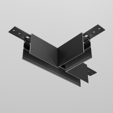 Коннектор Т-образный Exility накладной черный TRA034CT-41B