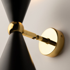 Настенный светильник (бра) Vesper E14х2 40Вт, MOD108WL-02GB