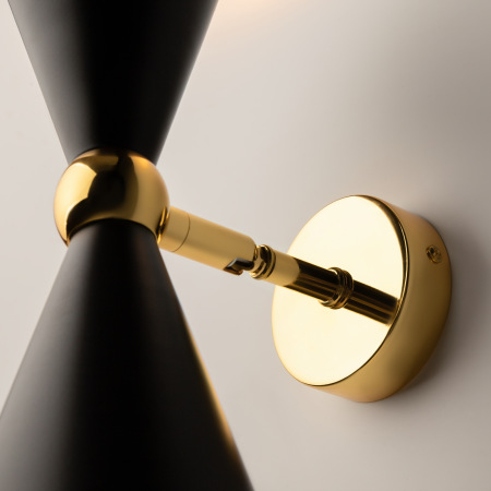 Настенный светильник (бра) Vesper E14х2 40Вт, MOD108WL-02GB