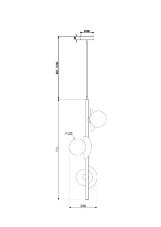 Подвесной светильник Freya FR5391PL-03CFL