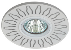 DK LD31 WH Светильник ЭРА декор cо светодиодной подсветкой MR16, 220V, max 11W, белый