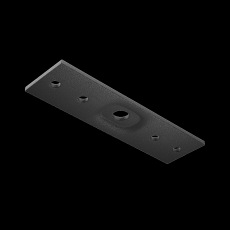 Коннектор прямой Exility накладной черный TRA034C-21B