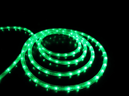 Дюралайт LED-DL-2W-240V-90M-G зеленый,13мм, 2М