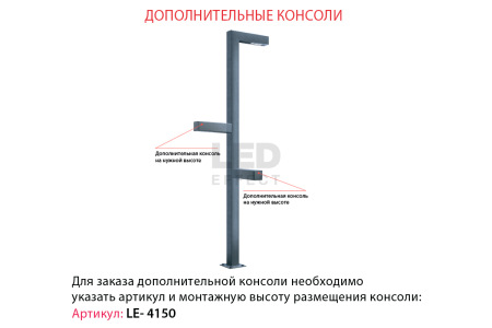 Светильник БУК (90°) 36 ВТ (4м)