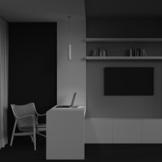 Подвесной светильник Focus Design GU10 1x10Вт, P038PL-01W