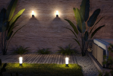 Настенный светильник (бра) Willis E27х1 60Вт IP 54, O418WL-01GR