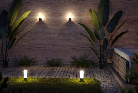 Настенный светильник (бра) Willis E27х1 60Вт IP 54, O418WL-01GR