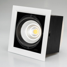 Светильник CL-KARDAN-S190x190-25W White6000 (WH-BK, 30 deg) (Arlight, IP20 Металл, 3 года)